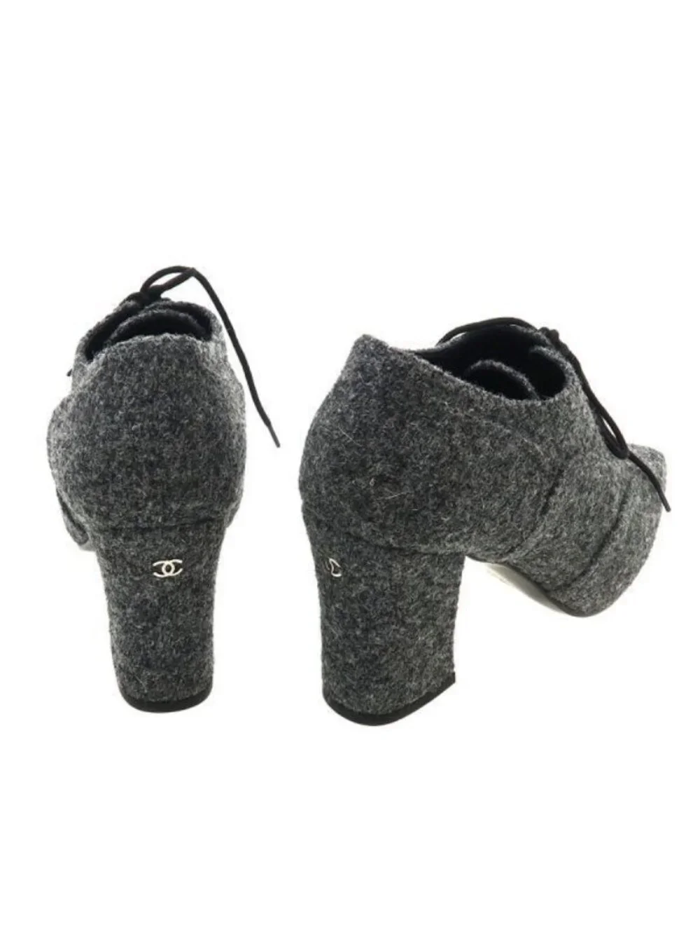 Chanel Bootie Boot Gray